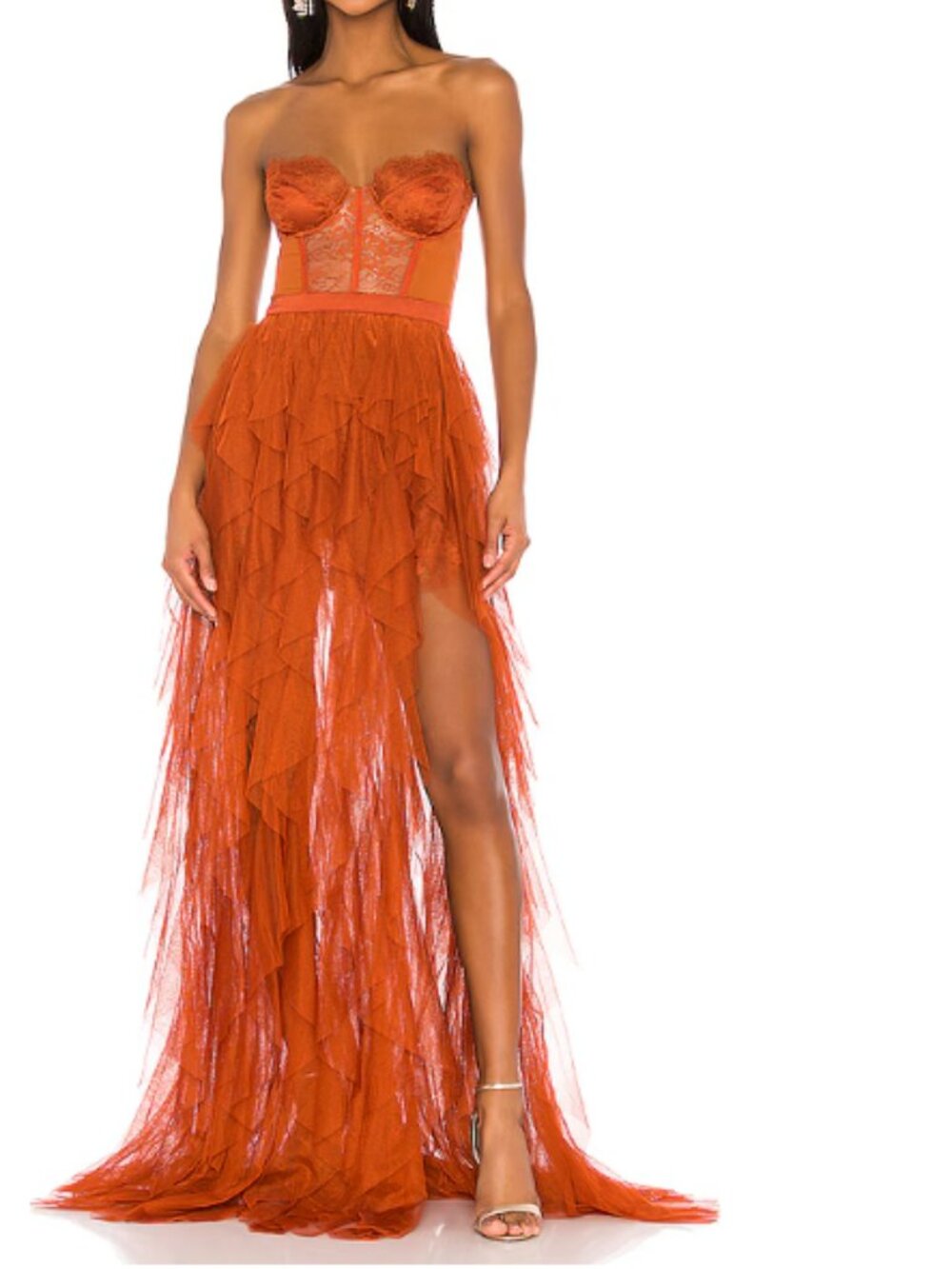 NEW For Love & Lemons X REVOLVE Bustier Gown XS